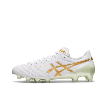 Asics Ds Light X-Fly 4 Anti-Slip And Wear-Resistant Breathable Soccer Shoes White Yellow