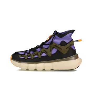 LiNing Essence 2.3 Cushioning Anti Slip And Wear Resistant High Top Vintage Basketball Shoes Women's Purple Black