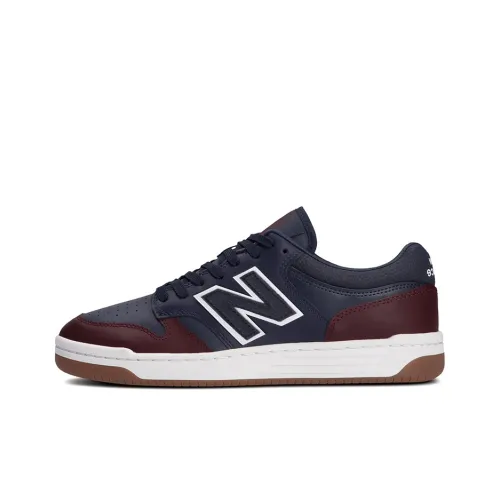 New Balance NB 480 Cushioning Anti-Slip Wear-Resistant Breathability Low-Top Vintage Basketball Shoes Unisex Red Blue