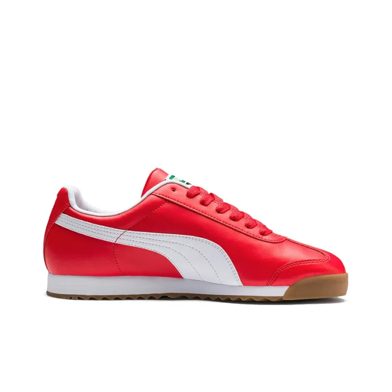 PUMA Roma Basic Low Running Shoes White/Red-1
