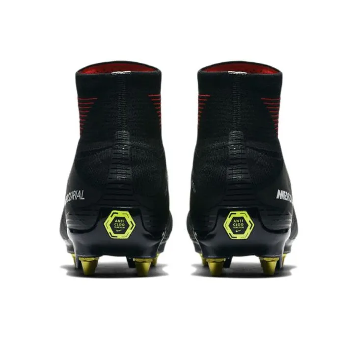 Nike Mercurial Superfly 5 Soccer Shoes Men High Top Black/White-4