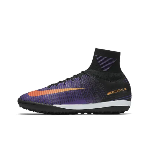 Nike MercuriaX Proximo 2 TF Soccer Shoes Men High-Top Black/Purple/White