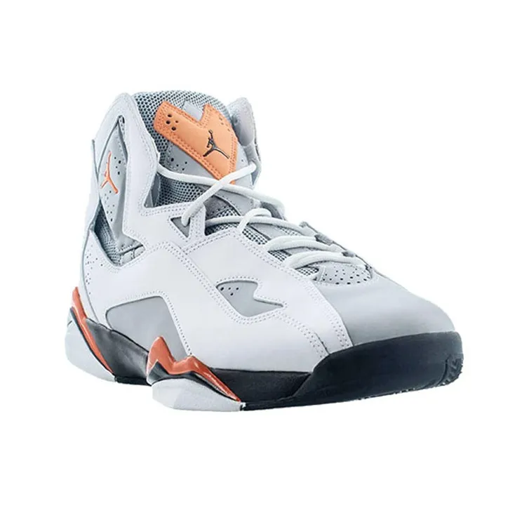 Jordan True Flight White Orange Grey-2