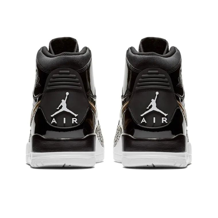 Jordan Legacy 312 Black Gold Patent-4