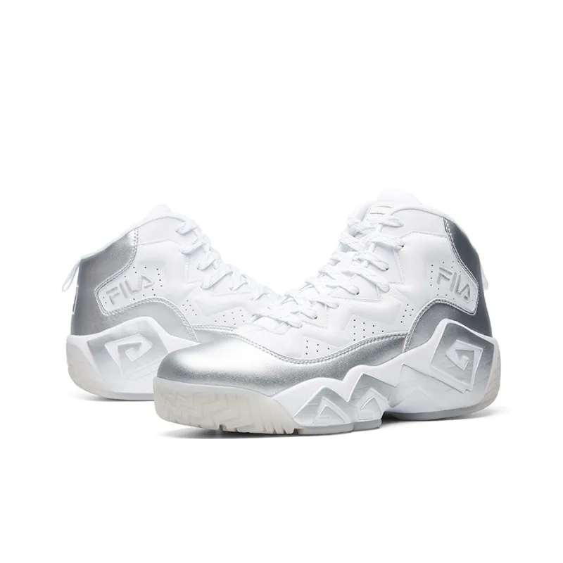 FILA Mb 1 High Baeketball Shoes Red/Gold-3