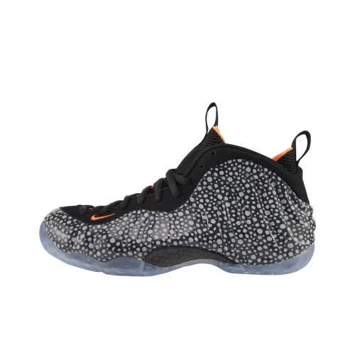 Nike Foamposite One Vintage Basketball Shoes Men Mid-Top Dark Gray/Orange/Black