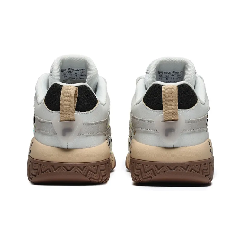 FILA FUSION Ade Barricade Sneakers 'White Brown'-3