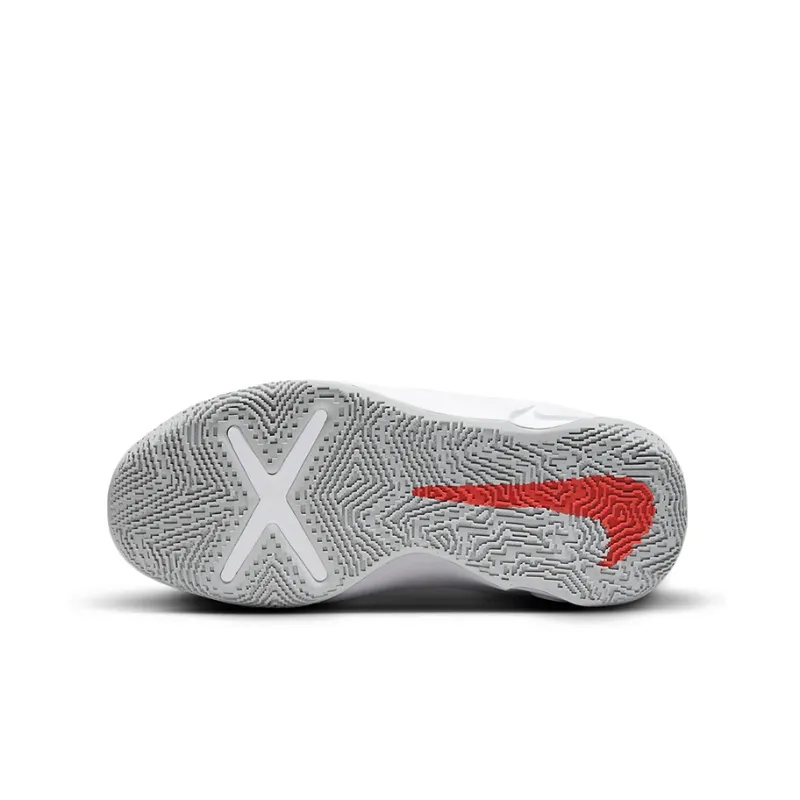 Nike Team Hustle D 10 FlyEase 'Gray Red' GS-5