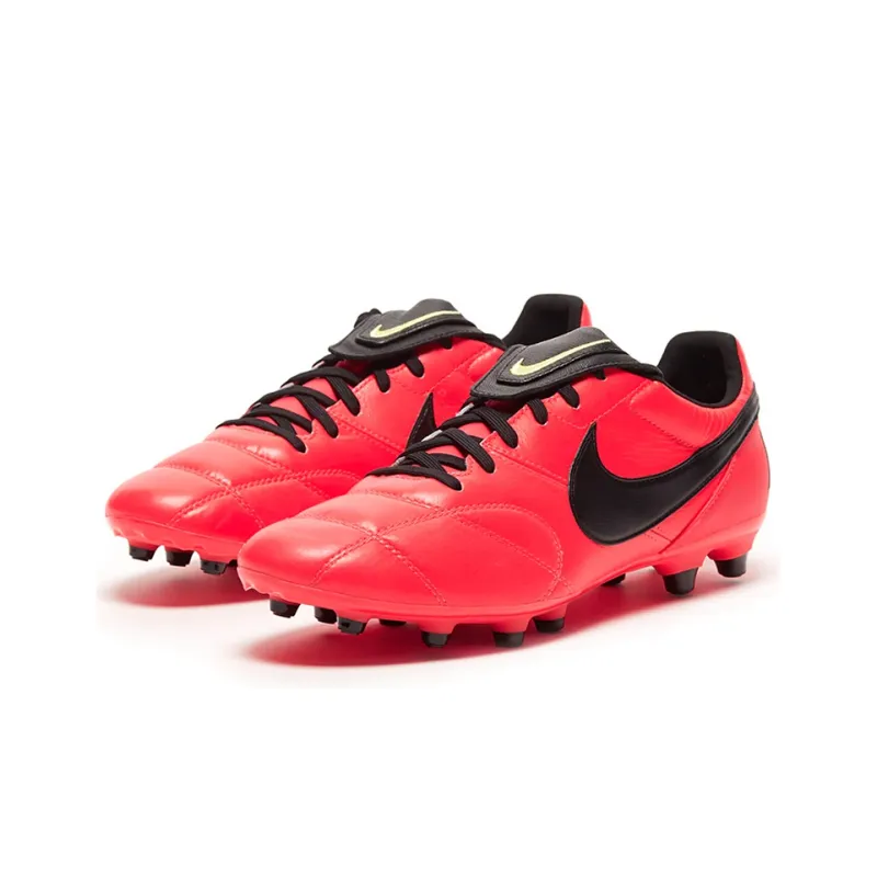 Nike Premier 2 Soccer Shoes Unisex Low Top Red/Black Color-2