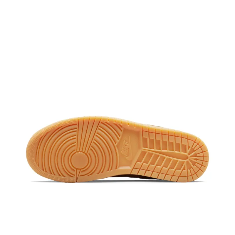 Jordan Air Jordan 1 Centre Court Low-Top Vintage Basketball Shoes Unisex Brown-5