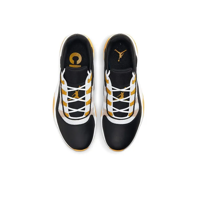 Jordan 11 Cmft Low Black Gold White-3