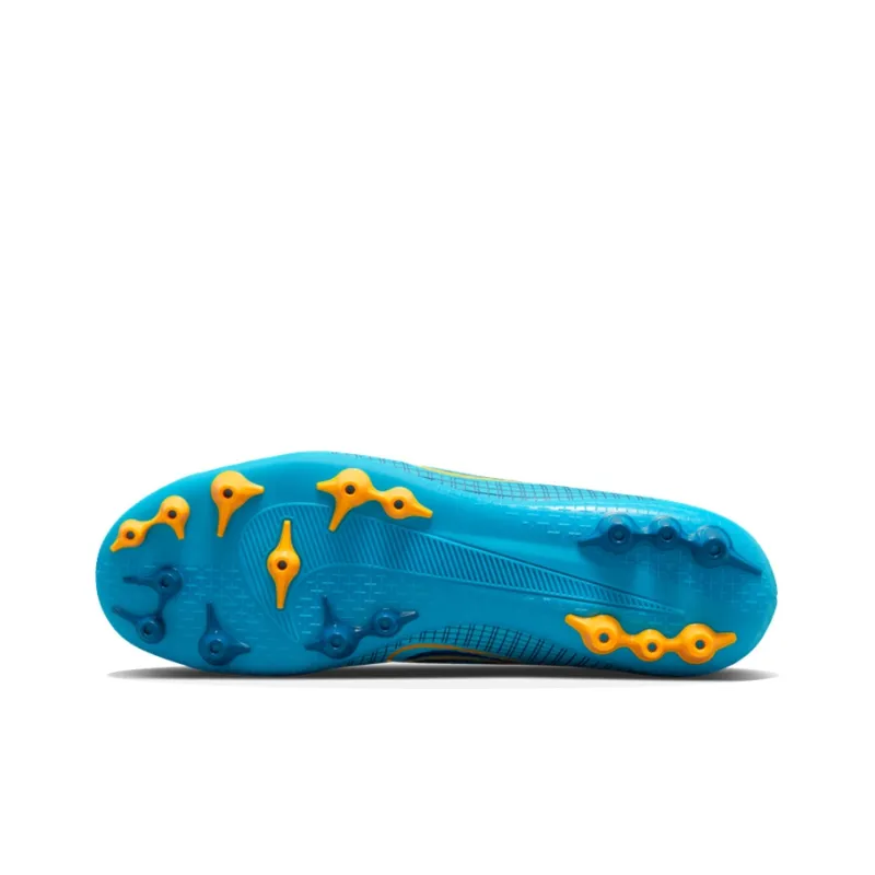 Nike Unisex Vapor 14 Academy Ag Soccer Shoes Blue-5