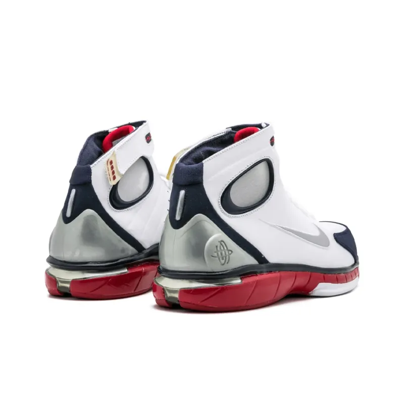 Nike Air Zoom Huarache 2K4 White Metallic Silver Obsidian-2