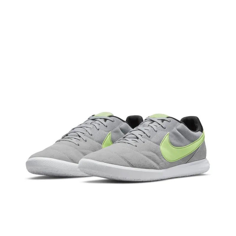 Nike Tiempo Premier 2 Sala Ic 'Gray Fluorescent Green'-2
