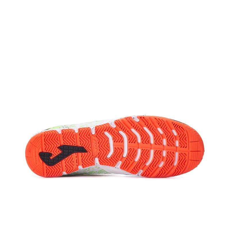 Joma Soccer Shoes Men's White Orange-4