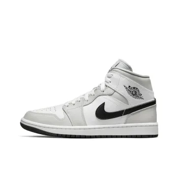 JORDAN 1 Mid Light Smoke Grey Women's