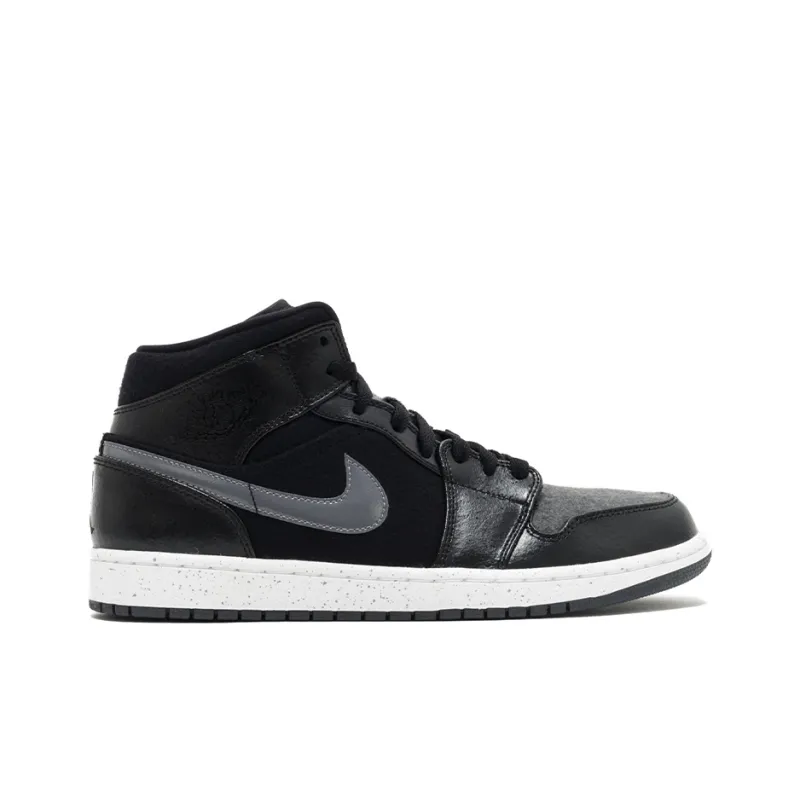 Jordan 1 Mid Premium Winterized Black Grey-1