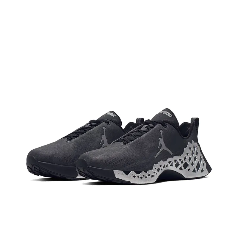 Jordan Trunner Nxt React Black Metallic Silver-2