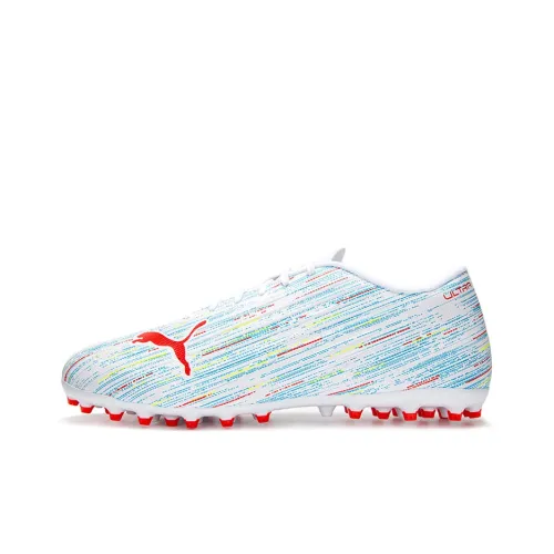 PUMA Ultra 4.2 MG Soccer Shoes Men Low Top White/Red/Blue