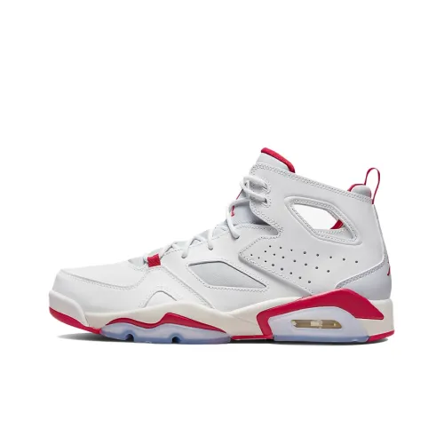 Jordan Flight Club 91 White Pure Platinum Sail Mystic Hibiscus