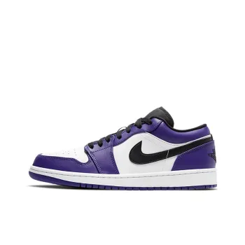 JORDAN 1 Low Court Purple White