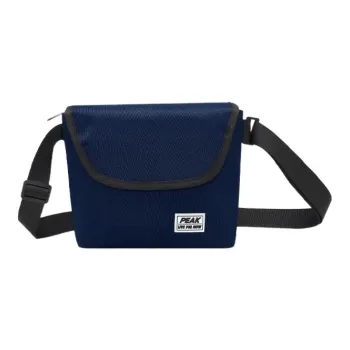 PEAK Fabric Shoulder Bag, Crossbody Bag Regular Unisex Dark Blue