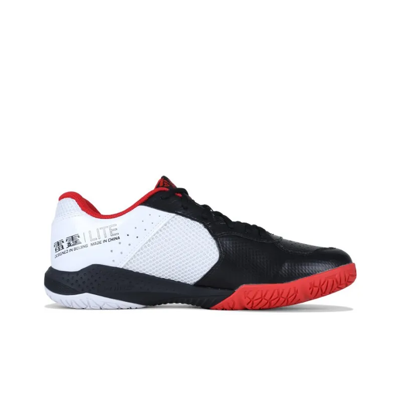 LINING Badminton Shoes Unisex Low Top Black/White/Red-1
