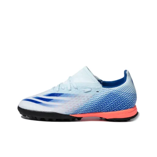 Adidas X GHOSTED Soccer Shoes Men Low-Top Gray Blue/Royal Blue