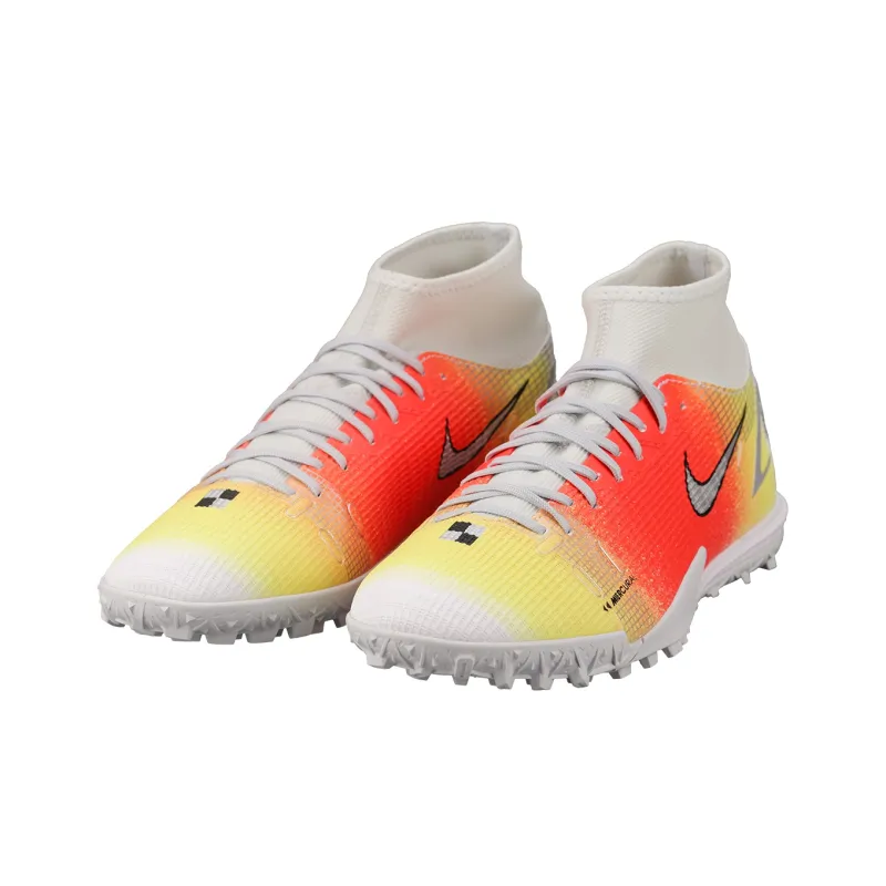 Nike Mercurial Superfly 8 Academy MDS TF Turf 'Orange Yellow Silver'-2