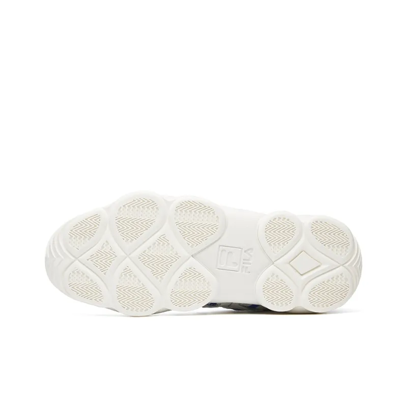 FILA Spaghetti Mid Baeketball Shoes White/Blue-4