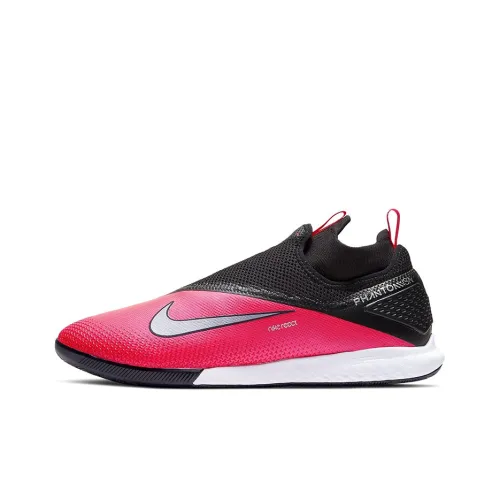 Nike PHANTOM VSN 2 Soccer Shoes Unisex Mid-Top Black/Pink