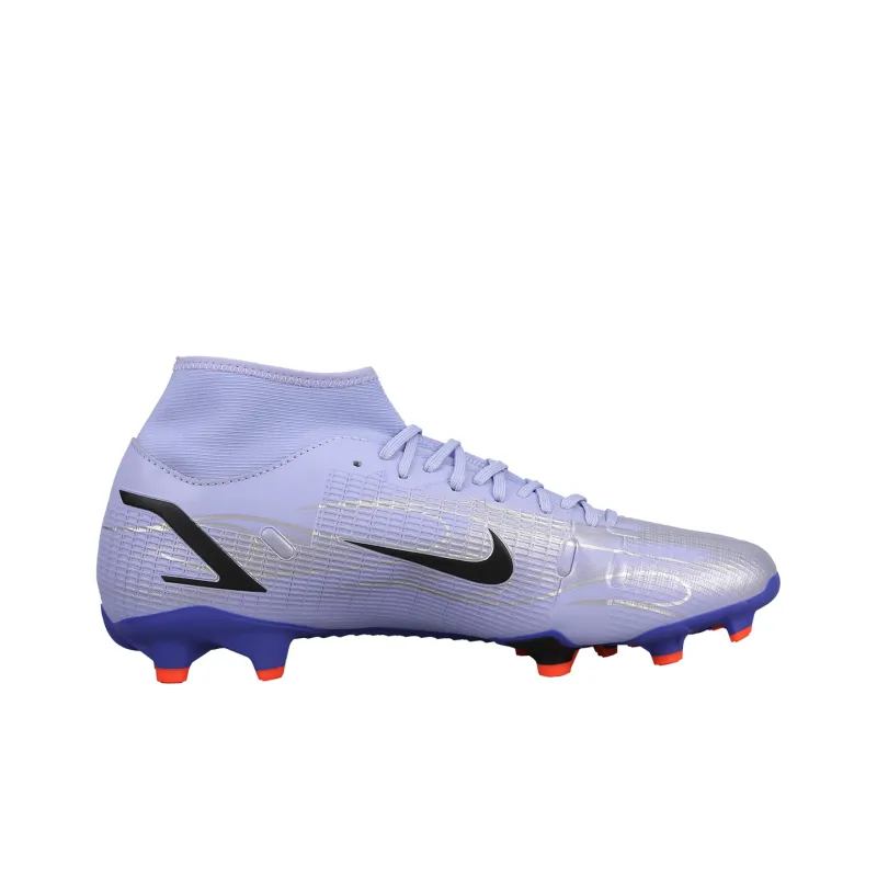 Nike Mercurial Superfly 8 Mg Kylian Mbappe Flames Purple Red Sole-1