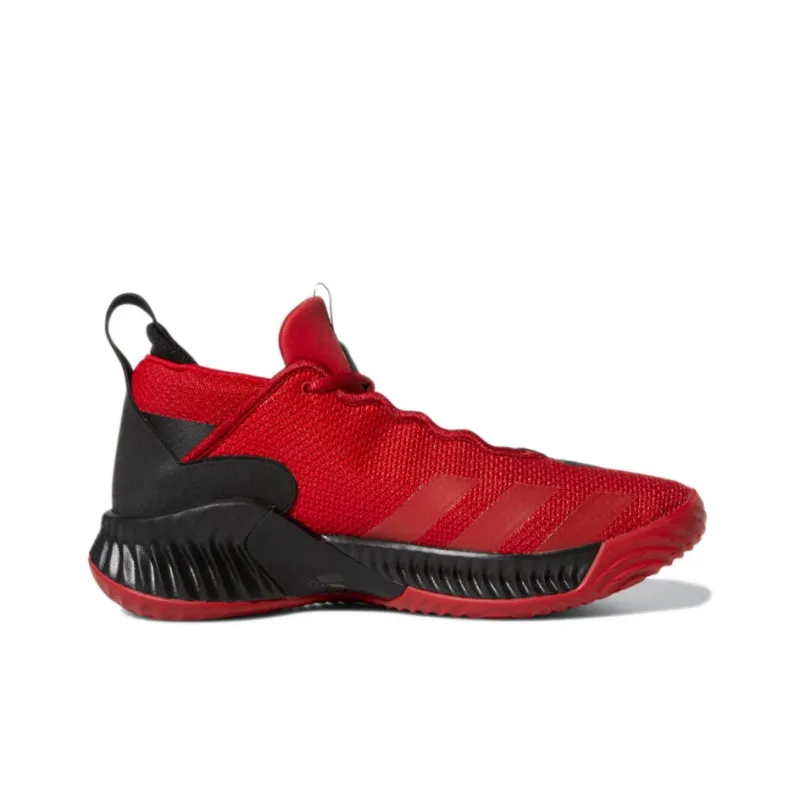 Adidas Court Vision 3 Wear Resistant Retro Basketball Shoes Red Black Unisex 'Red Black'-1