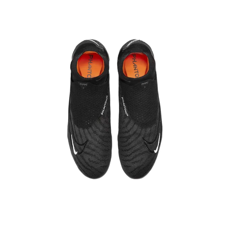 Nike Gripknit Phantom Gx Elite Dynamic Fit Fg Black Dark Smoke Grey Total Orange-3