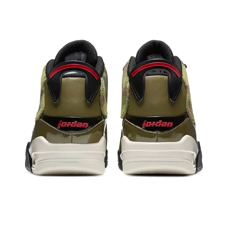 Jordan Dub Zero Cushioning Coverage Lightweight Mid-Top Vintage Basketball Shoes GS Camouflage-4