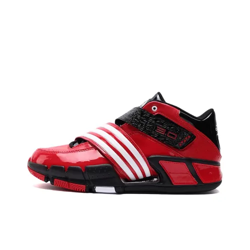 Adidas Pilrahna 3.0 Vintage Basketball Shoes Men Low-Top Red/Black