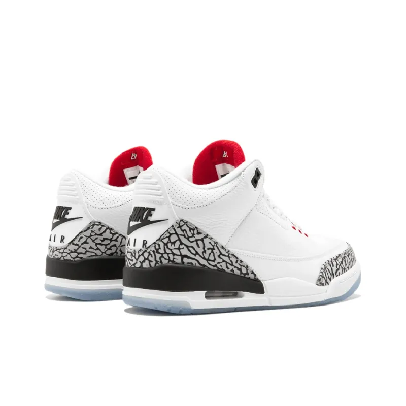Jordan 3 Retro Free Throw Line White Cement-3