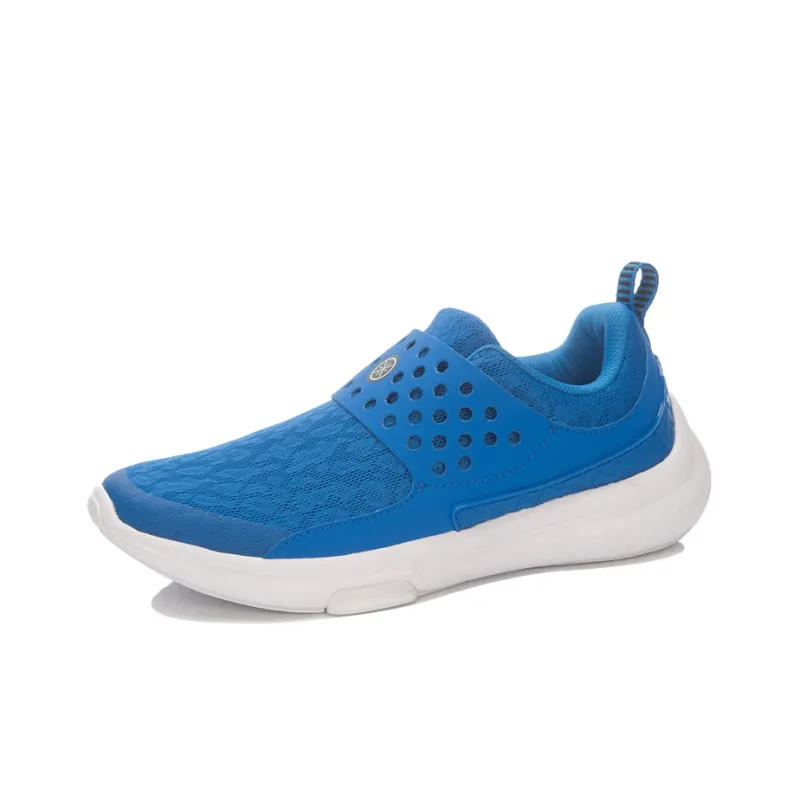 LINING Sammy Vintage Basketball Shoes Unisex Low Top Blue-1