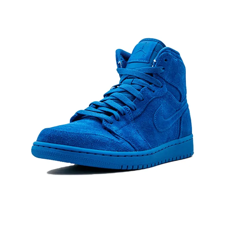 Jordan 1 Retro Blue Suede Men's-1