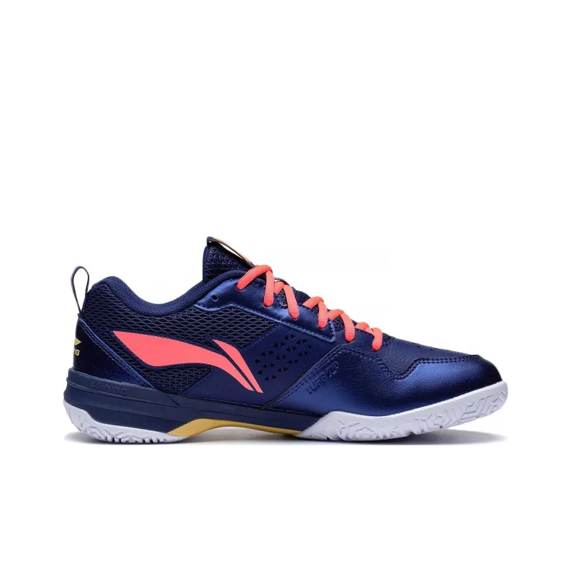 LiNing Blade LITE Blade Lite Cushioned Slip Resistant Abrasion Resistant Low Top Badminton Shoes Unisex Blue Red-1