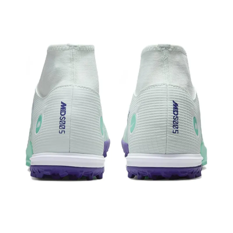 Nike Mercurial Superfly 8 Academy Dream Speed TF Turf 'White Teal Purple'-4
