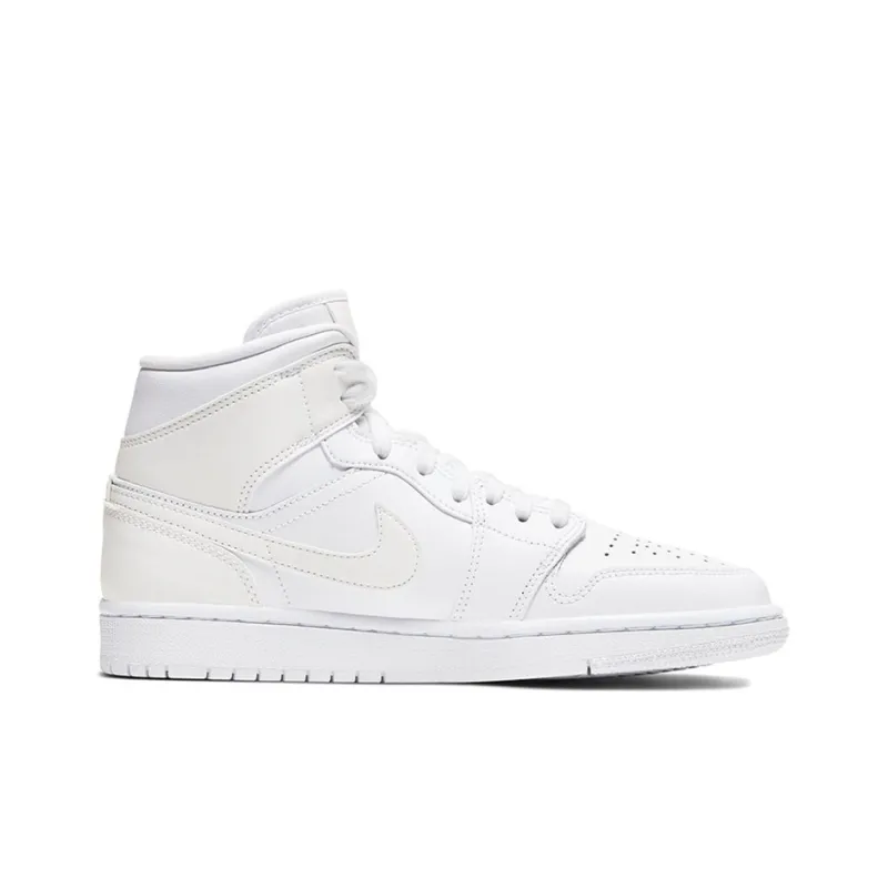 Jordan 1 Mid Ivory White Women's-1