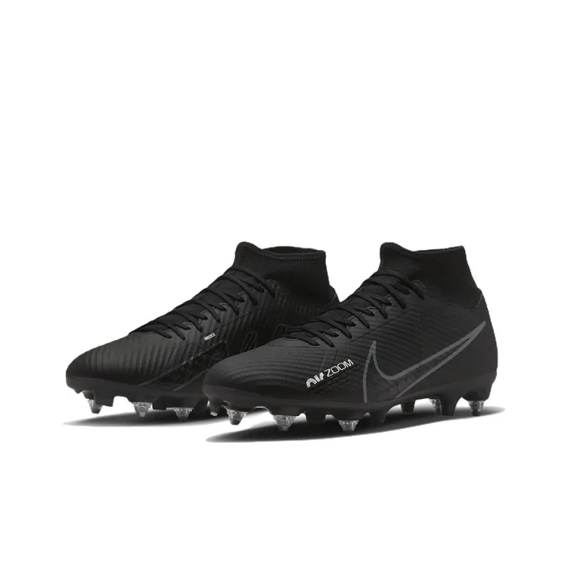 Nike Mercurial Superfly 9 Academy SG Pro Anti Clog Traction 'Black White'-2
