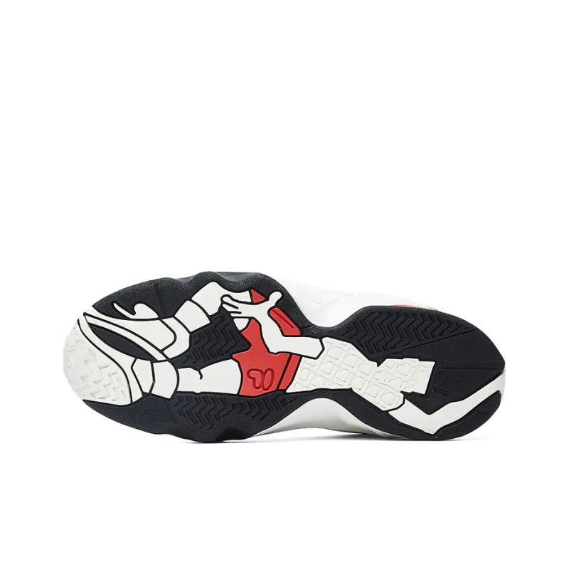 FILA Jamball Mid Retro White/Red-4