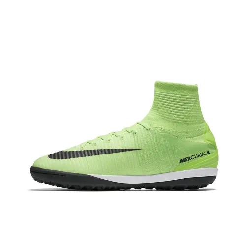 Nike Mercurialx Proximo 2 Soccer Shoes Men High-Top Light Yellow/Black