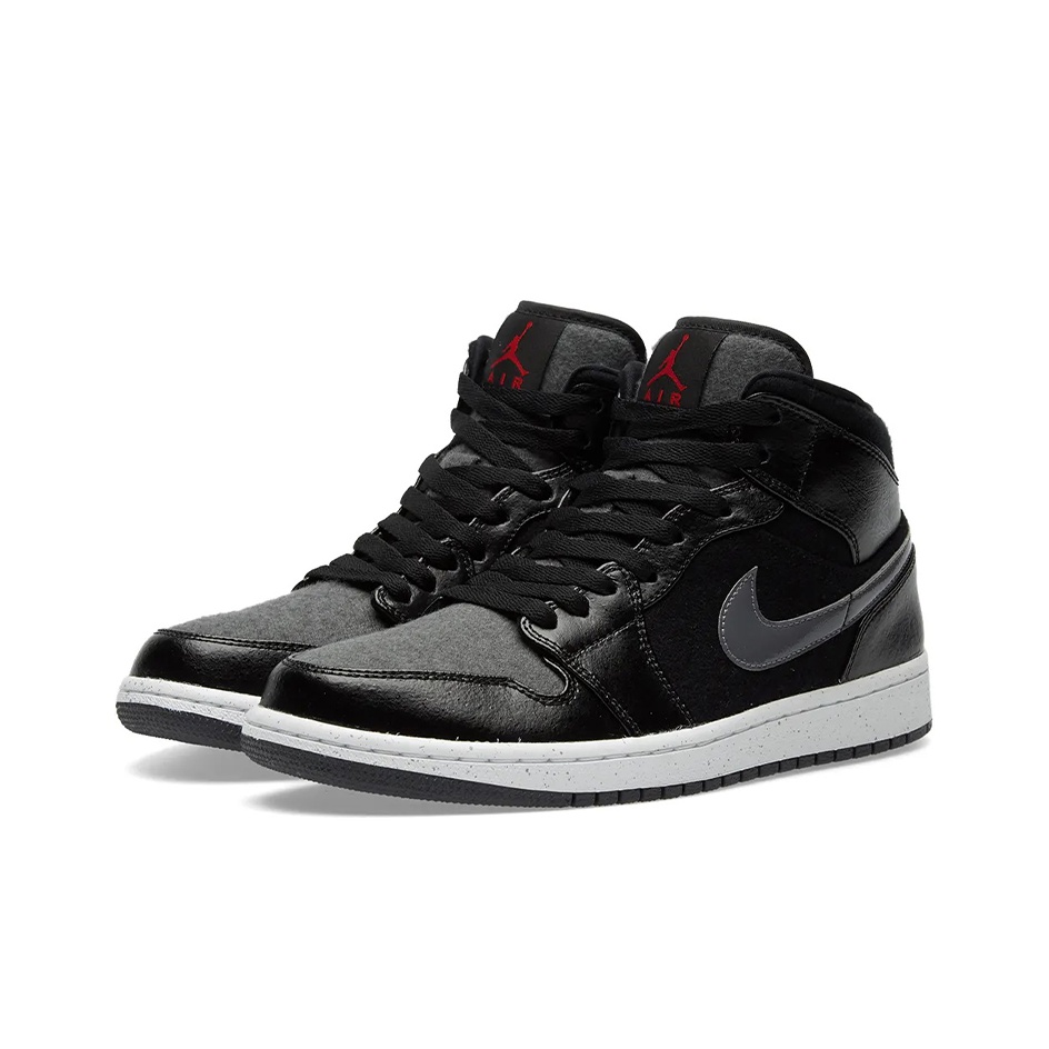 JORDAN 1 Mid Premium Winterized Black Grey POIZON