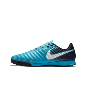 Nike TIEMPOX LIGERA4 Indoor Cushioned Anti-Slip And Wear-Resistant Lightweight Soccer Shoes Men's Red Black