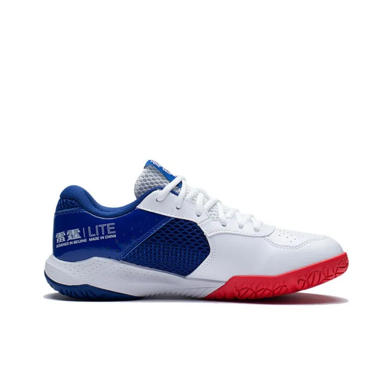 LINING Badminton Shoes Unisex Low Top White/Blue/Red-1