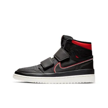 JORDAN 1 Retro High Double Strap Black Gym Red