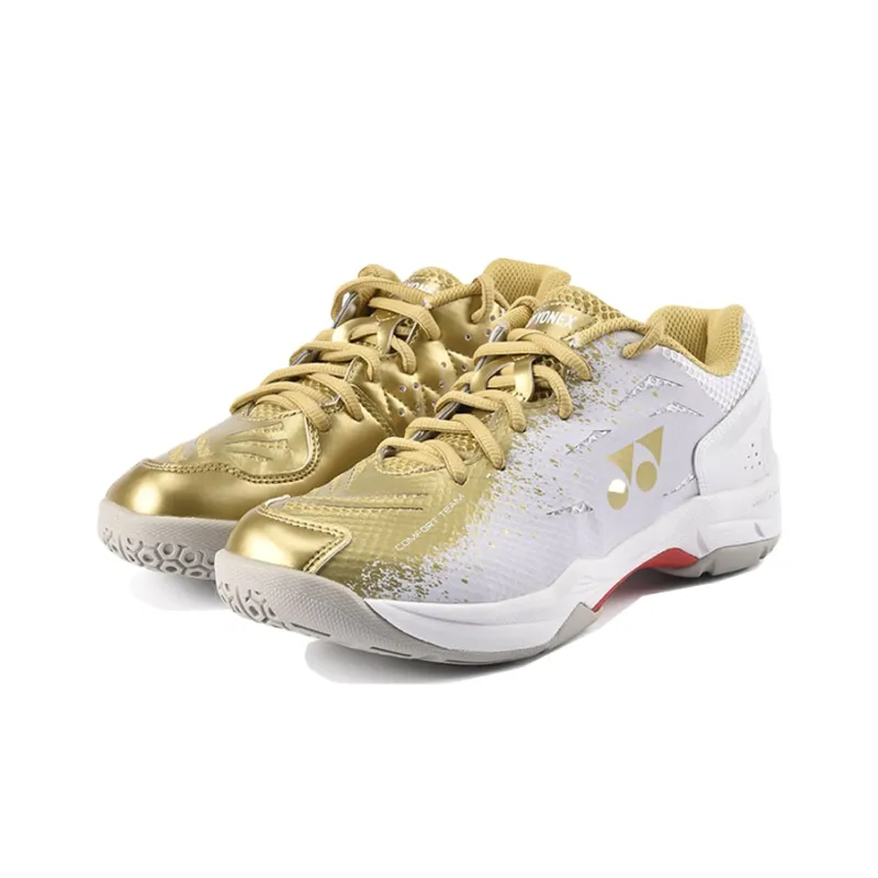 YONEX Power Cushion CFT Anti Slip Wear Resistant Breathable Lightweight Coverage Low Top Badminton Shoes Unisex Gold-3